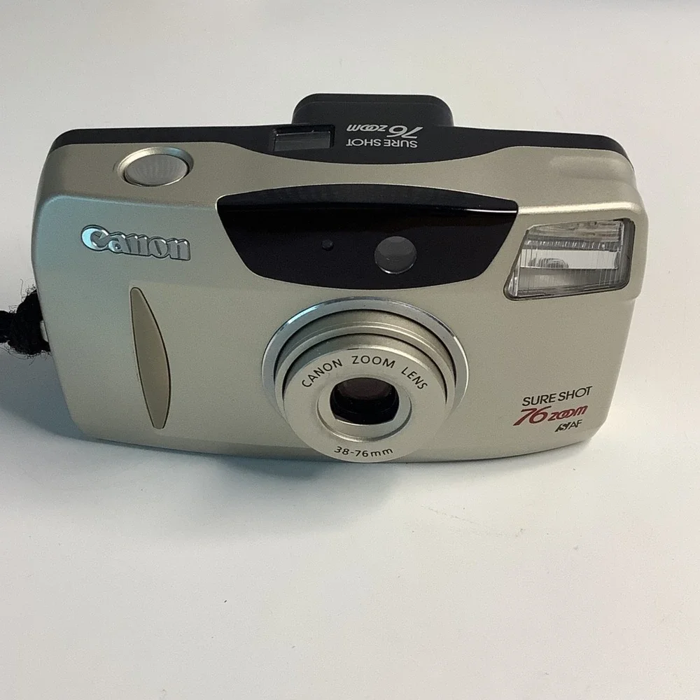 Vintage 1994 Canon Sure Shot 76 Zoom TESTED SAF 38-76 mm Camera